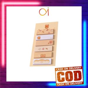 AI-A79 Sticky Notes Tempelan Lucu / 120 Sheets Korean Office Cute Note Import / Sticky Note 6 Baris 120 Lembar Karakter Lucu / Kertas Memo Pembatas Buku Perlengkapan Sekolah