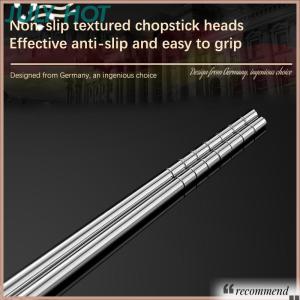 [JULYHOT] 1Pair Stainless Steel Chopsticks Long Chopsticks Cook Noodles Deep Fried Hot Pot Chinese Chopsticks Reusable Metal Chopstick