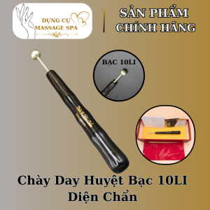 Chày Day Huyệt Bạc 10LI - Đánh Gió Giải Cảm Day Ấn Huyệt - Dụng Cụ Diện Chẩn
