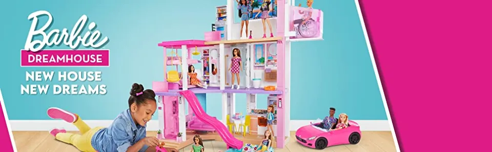 Barbie Dreamhouse Giant Jumbo X-Large XL 3.75 foot 3 Story Dollhouse Doll  House Mansion Playset