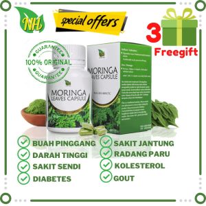 ORIGINAL HQ NUTREE HERBS KAPSUL MORINGA OLEIFERA LEAVES CAPSULE MASALAH TIGA SERANGKAI READY STOCK