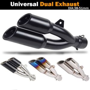 REYGEAK Complete Full Set XSR 155 For YAMAHA XSR155 Harley Retro Muffler Exhaust Pipe with Resonator Catalytic