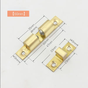 [HCM] Chốt giữ cánh tủ đồng chốt bi cài cánh tủ 40-70mmĐiều chỉnh được lực giữ tủ-Hesede