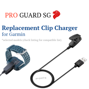 [SG] Clip-on Charger Garmin Forerunner 30 35 235 735XT 230 630 645 music Garmin Vivomove HR Approach Lily 2 Classic Lily 2 Active Charging Clip Cable