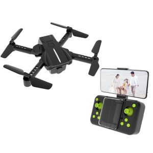 DJDK Flying Remote Control Airplane Toy ABS Aerial Photo K10 Mini Plane Mini model Four-axis Camera FPV RC Plane Boys Toys