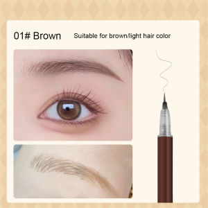 Iomlss BIYA Moisturizing Eyebrow Pen Natural Superfine Outline Shadow Eyeliner Waterproof And Non Smudging Liquid Eyebrow Pencil