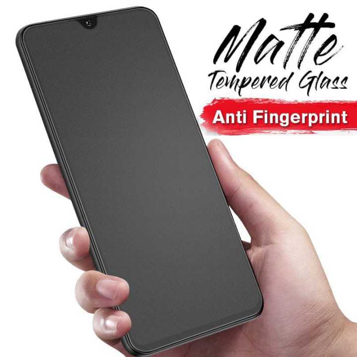 MG] TEMPERED GLASS MATTE FULL LAYAR ANTI MINYAK SAMSUNG M01 M01S