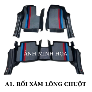 Thảm lót sàn xe KIA CARENS (2023 - Hiện Tại) đúc khuôn 3D nhựa TPE TRÀN VIỀN BẬC CỬA chính hãng NCAR