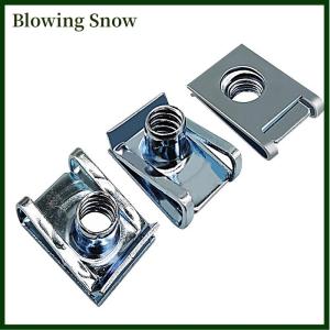 Blowing 10pcs M4 M5 M6 M8 Car Spring Steel U Type Clips with Thread 8mm 5mm 6mm 4mm Reed Nuts for Auto Motorcycle Scooter ATV Moped