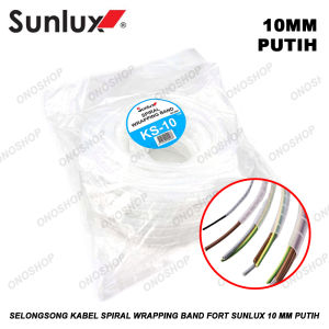 Selongsong Kabel Spiral Wrapping Band FORT SUNLUX 10 mm