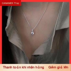 CS Bóng nước thả hình Vòng cổ cho phụ nữ Zircon nước thả Mặt dây chuyền xương đòn Chuỗi vòng cổ Ngày Valentine Quà tặng đám cưới bên đồ trang sức