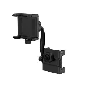 กระจกมองหลังแท่นวางสำหรับรถโทรศัพท์กันลื่นใช้ติดได้กับการหมุน360แบบหนีบในรถยนต์