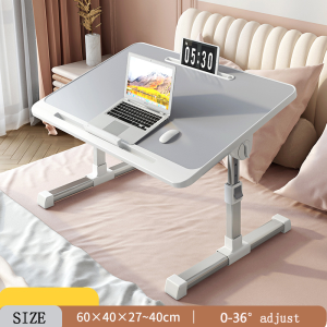 Cross-bed Table for home Use Bed Table Movable Desk Computer Desk Length& Height Adjustable Rolling Table Computer Desk Home Office Writing Desk Notebook Table Top Desk Sofa Bed Across The Bed