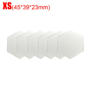 สติ๊กเกอร์อะครีลิคติดกำแพงกระจกขนาดเล็ก12ชิ้นมีกาวในตัวถอดออกได้รูปลอกผนังสำหรับหกเหลี่ยมของตกแต่งห้องนอนบ้านห้องนั่งเล่น DIY