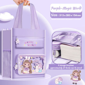 Tuition Bag Student Oxford Cloth Tote Bag for Kids Waterproof Book Tote Bag Handbag School Organizer