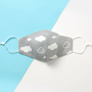 Two-Layer Cotton Mask Baby Pure Cotton Washable Knitted Adjustable Infant Children Printed Mask Baby Spring Autumn Winter
