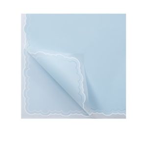 Flower Wrapping Motif Cloud Kertas Buket Bunga Cellophane Motif Gelombang KB6180