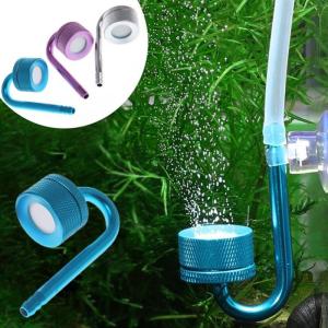Hợp kim nhôm bể cá CO2 khuếch tán với núm hút cao su để tăng cường giải thể bong bóng trong bể cá