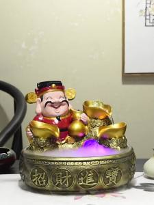 Fengshui Wheel Flowing Water Ornaments Circulating Water Living Room and Shop Make a Fortune as Endless as Flowing Water Fountain Opening and Housewarming Gift Present