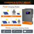 PowMr 6.2KW Hybrid Solar Inverter 500Vdc Supports 48V Lifepo4 Battery Can Parallel Up to 12 Unit Built in 120A MPPT Solar Charger Controller. 