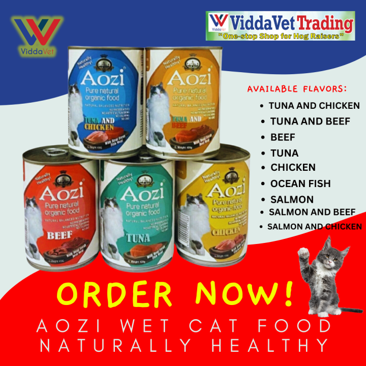 Pure AOZI wet cat food 430grams canned food for kitten cats healthy