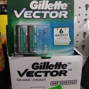 Combo 12 vỉ Lưỡi Dao Cạo Râu Kép Gillette Vector Thiết Kế Tiện Dụng Lưỡi Kép Tiên Tiến