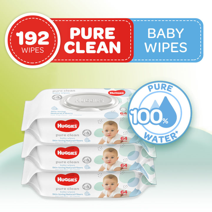 Huggies pure clean store wipes