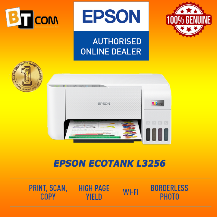 Epson EcoTank L3256 Wi-Fi All-in-One Ink Tank Printer | Lazada