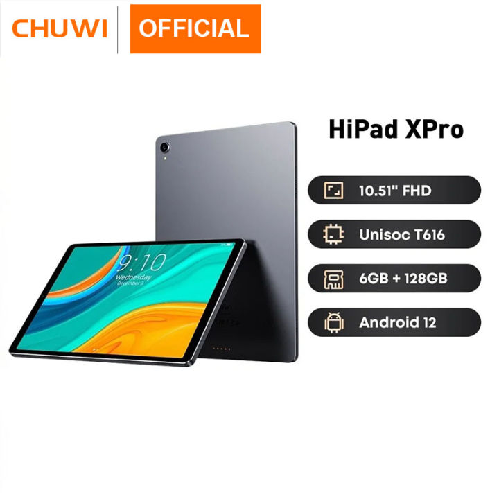 CHUWI HiPad XPro Tablet Android 12 Tablets 6GB 128GB 10.5 Inch FHD IPS ...