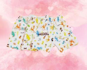 Celana pendek bayi newborn putih Motif AIRIN harga 3 pcs 3 warna