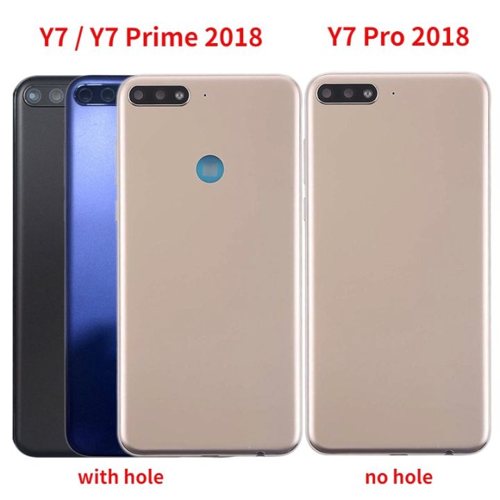 New Cover For Huawei Y7 2018 Y7 Prime 2018 Back Cover Rear Door