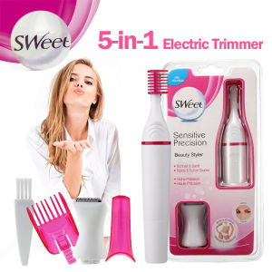 5 In 1 Electric Hair Remover Eyebrow Trimmer Bikini Epilator Hair Removal Shaver Multi-functional Shaving Machine