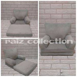 sofa lipat anak polos/sofabed/sofa kotak