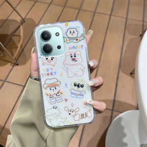 Phone Case for Redmi 17 5G Redmi 15c 5g Redmi 15 5g New 2026 Cute Cartoon Robot Pattern Shockproof Transparent Soft Silicone Casing for Redmi 17 5G Phone Cover Case