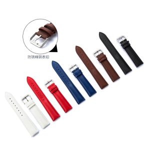 Aotelayer 12mm 13mm 14mm 15mm 16mm 17mm 18mm 19mm 20m 21mm 22mm 24mm Width Genuine Leather Watch Bands Strap Plain Weave Universal Flat General Watch band Strap with tools
