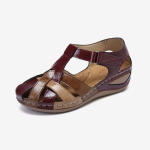 Atikota Wedge Sandals Woman Light Outdoor Beach Slip-On Round Female Slippers Casual Comfortable Summer Sandal