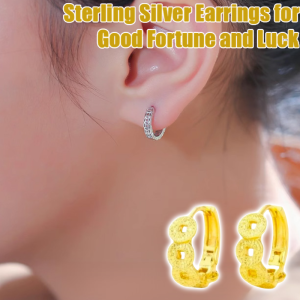 Money Earrings New Chinese Exquisite Ear Buckle Attract Wealth And Bring In Good Fortune Fashion Earrings
