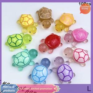Graceful 6 10pcs Mini Luminous Turtle Home Decor Landscaping Resin Crafts Glowing Turtle Garden Fish Tank Miniatures Ornaments Decoration
