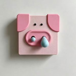 TIMES LORD 3D Printed Light Switch Cover 86 Type Animal Nose Joystick Switch Stickers Switch Frame Cover Creative Switch Protector Home Ornament