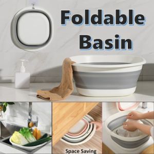 Collapsible Basin bucket Foldable Wash Basin Square Fold Folding Portable Pail Baby water Bath collapsible pail washing pail bucket foldable basin portable outdoor Travel Foot Soak fishing car wash