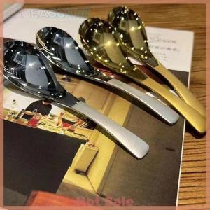 [A Peassion]💖[HOT SALE]🎈🎈 Stainless Steel Soup Spoons Home Kitchen Ladle Capacity Mirror Polished Flatware For Coffee Tableware