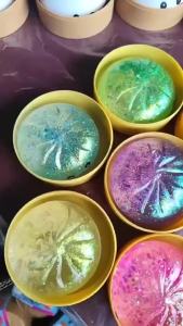 Maltose Long Lanh Bánh Bao Squishy Bên Trong Lấp Lánh Confetti Giải Nén Đồ Chơi Cảm Giác Cho Văn Phòng Giải Trí Sử Dụng