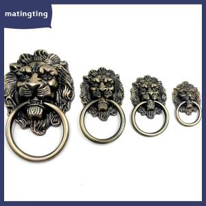 matingting Núm và kéo tay nắm đầu sư tử bằng đồng cổ mới cho tủ quần áo tay nắm cửa Tủ Ngăn Kéo tay nắm cửa