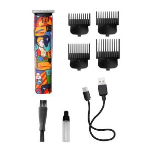 Kemei KM-5017H เครื่องตัดผม ตัดขน กราฟฟิตี้ ไร้สาย ตัดผมชาย