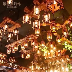 Vintage Industrial Wall Light For Bar / Cafe / Restaurant / Nostalgic Wall Decoration Light Creative Solid Wood Wall LampFast shipping