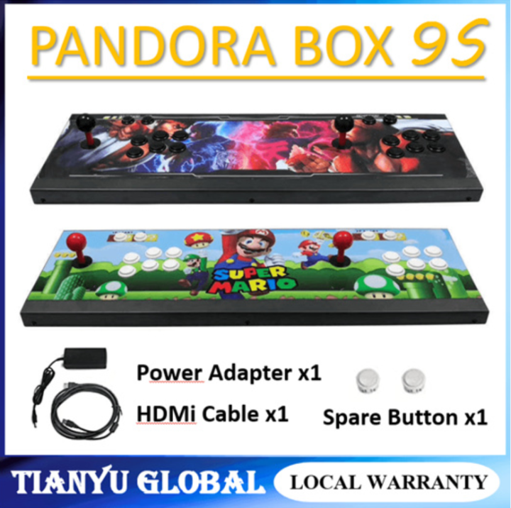 SG READY STOCK】 Pandora 9S Arcade Game Console Christmas Design