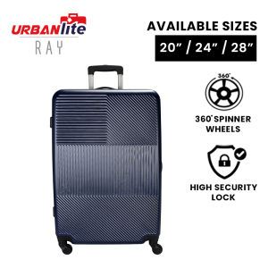 URBANLite RAY - 20 / 24 / 28 inch 360° Spinner Wheel ABS Hard Case Luggage ULH9917 3 Working Days For Delivery By Universal Traveller