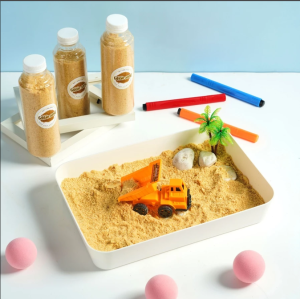 Mainan Pasir Anak Edible Sand Food Grade Sensory Play Set Sensory Tactile 1 tahun