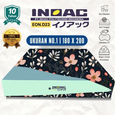 INOAC Kasur Busa EON D23 Original Garansi 10 Tahun Kualitas Premium Empuk Adem dan Tahan Lama