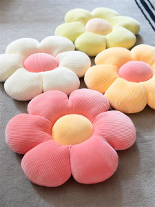 Stuffed Six Petal Flower Cushion Girly Room Decor SunflowerSetting for Kids Bedroom Seat Pillow Pillow Bay Window Pink Flower2026